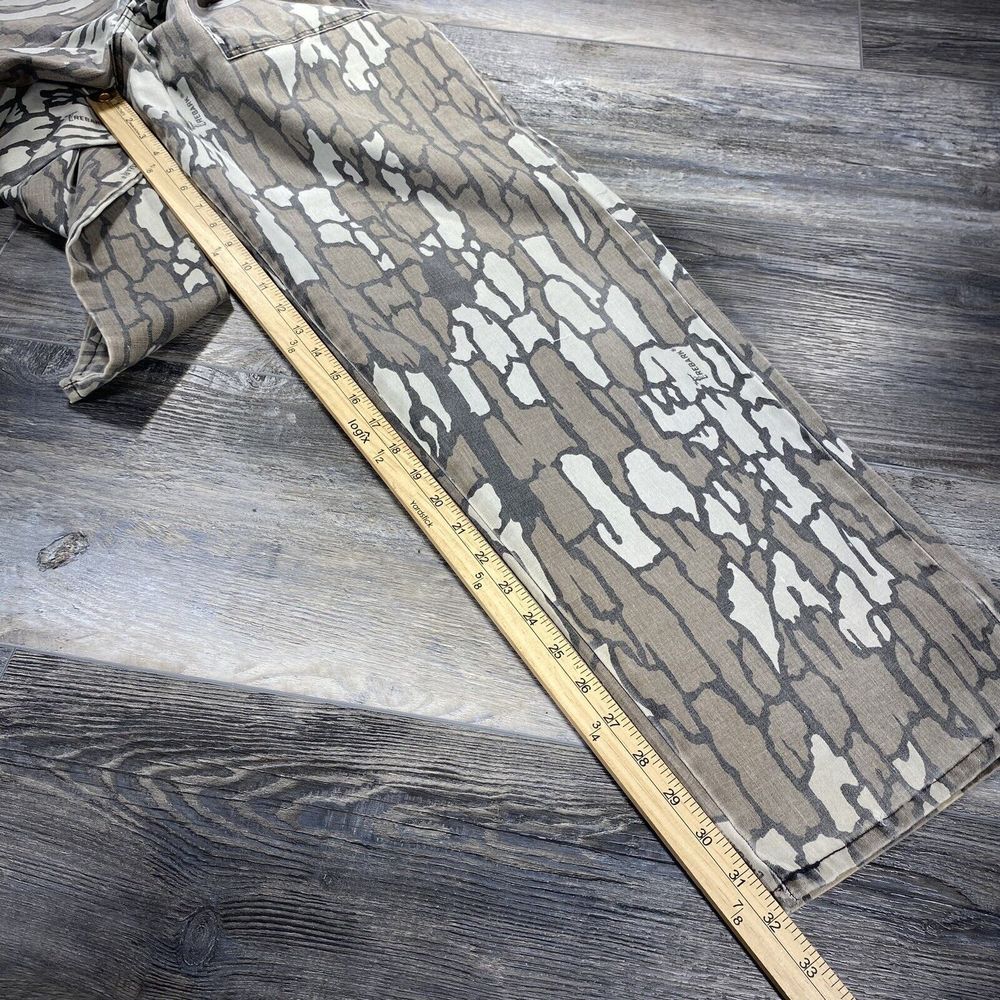 Vintage Rebark Camo Pants Mens 34x32 Hunting Y2k 90s Gray - Picture 5 of 8